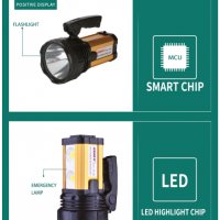Нов ip65 LED НАЙ-МОЩНИЯ прожектор фенер влагоустойчив, АТ-398 DAT, снимка 7 - Къмпинг осветление - 33732839