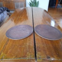 Стара дървена паница,чиния,танурче, снимка 1 - Други ценни предмети - 38707332