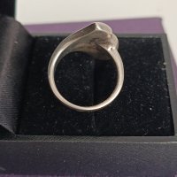  Красив сребърен пръстен със седеф 1НS, снимка 10 - Пръстени - 44389294