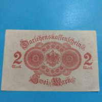 Рядка банкнота 2 марки 1914 година Германия за колекция - 18843, снимка 6 - Нумизматика и бонистика - 31186549