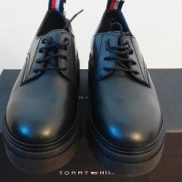 Оксфордки Tommy Hilfiger Leather LAce Up Shoe 37ми номер 23.5см стелка FW0FW06780 Black чисто нови, снимка 7 - Дамски ежедневни обувки - 42917617