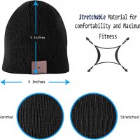 зимна плетена, музикална шапка с Bluetooth и Hands Free, универсална, снимка 4 - Шапки - 39337893