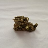 Комплект сувенири статуетки китайски дракони в бронзов цвят, снимка 18 - Статуетки - 44466254