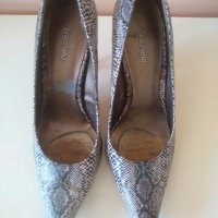 Обувки Graceland Змийски принт , снимка 5 - Дамски обувки на ток - 42152963