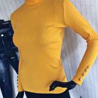 Дамска блуза поло  рипс КОД 6, снимка 1 - Блузи с дълъг ръкав и пуловери - 31075864