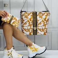 Louis Vuitton - обувки, чанта и портмоне , снимка 4 - Дамски елегантни обувки - 42850679