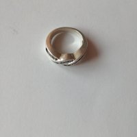 Сребърен пръстен с циркони - 925 сребро, снимка 3 - Пръстени - 30723587