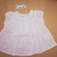 Фина блузка за момиченце , снимка 1 - Бебешки блузки - 42847707