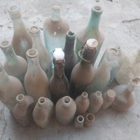 Лот стари бутилки и шишета, снимка 2 - Други ценни предмети - 42767951