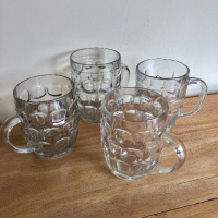 английски 4 стъклени халби за бира, снимка 3 - Чаши - 44569886