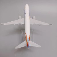 Бойнг 737 самолет Fly Dubai модел макет метален лайнер полет пътници багаж, снимка 3 - Колекции - 42896235