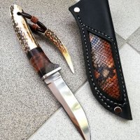 Ръчно изработен ловен нож от марка KD handmade knives ловни ножове, снимка 1 - Ловно оръжие - 39889911