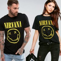  Рок тениска Nirvana Дамски и Мъжки 7 модела, снимка 1 - Тениски - 28247290