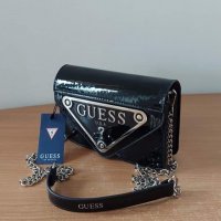   Черна лачени чанта  Guessкод SG116, снимка 2 - Чанти - 34543480