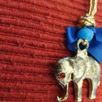 Слонче - медалион от Индия №21  Бронзово, снимка 4 - Други ценни предмети - 42070273