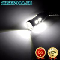 2 бр. Автомобилна LED крушка T10 W5W 5W5 194 Сигнална светлина 12V 5630 10SMD 7000K Бяла автомобилна, снимка 13 - Аксесоари и консумативи - 42270373