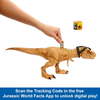 Джурасик свят Jurassic World Динозавър Тиранозавър Т Рекс REX със звук и Движения Mattel, снимка 5 - Фигурки - 44528383