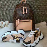 Louis Vuitton комплект раница и маратонки, снимка 1 - Раници - 30277560