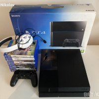 Sony PlayStation 4 + гейминг слушалки, снимка 1 - PlayStation конзоли - 44434595