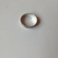 Сребърен пръстен, халка - 925 сребро , снимка 3 - Пръстени - 30723331