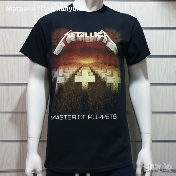 Нова мъжка тениска със ситопечат на музикалната група METALLICA - MASTER OF PUPPETS , снимка 1