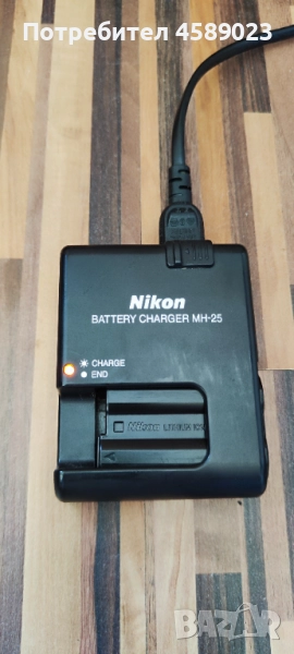 Зарядно устройство Nikon MH-25a с литиево-йонна батерия EN-EL15, снимка 1