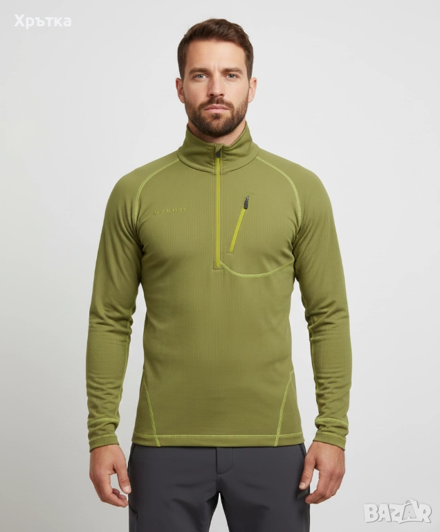 Mammut Kala Pattar - Оригинална мъжка блуза с цип размер M, снимка 1