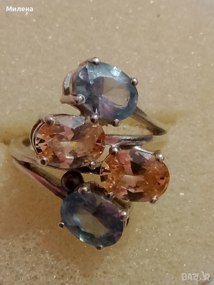 сребърен пръстен , снимка 1