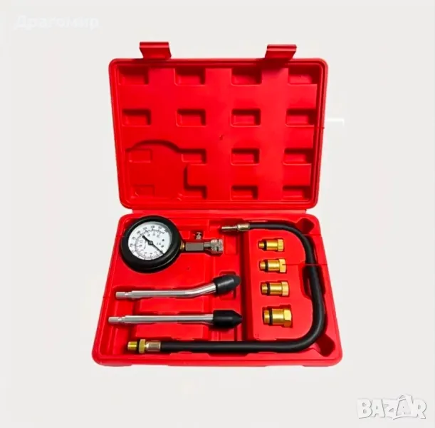 Компресомер за измерване компресия на бензинови двигатели, снимка 1