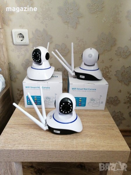 Смарт Wi-Fi Подвижна Камера Камера, Бебефон +Звук , снимка 1