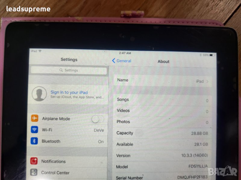 Apple iPad 4 9.7 32 Wifi, снимка 1