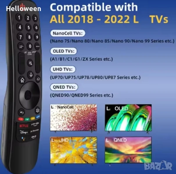 Дистанционно управление за LG, снимка 1