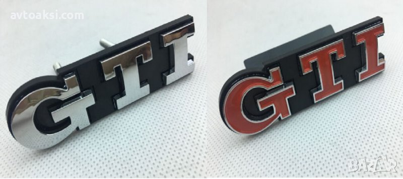3D метална емблема за предна решетка GTI, снимка 1