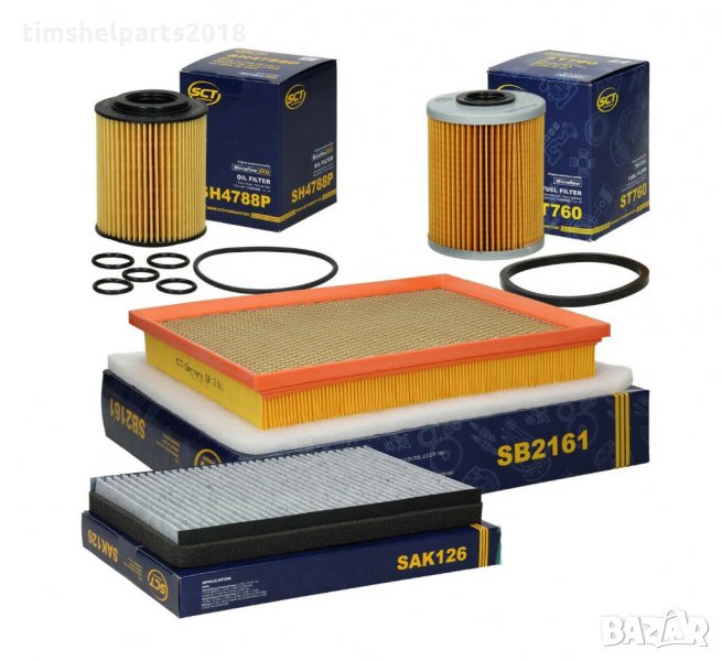 4 бр. Филтри SCT Germany за Opel Astra H Caravan GTC 1.7 CDTI, снимка 1