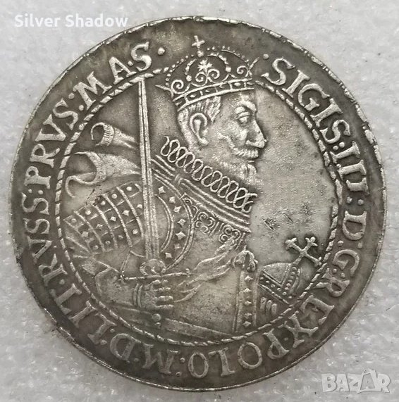 Монета Полша - 1 Талер 1622 г Крал Зигмунт III, снимка 1
