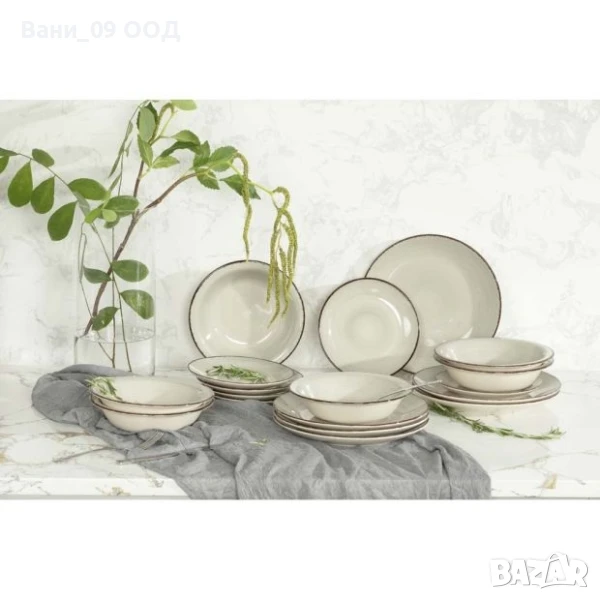 Красив сервиз за хранене 18 части, снимка 1