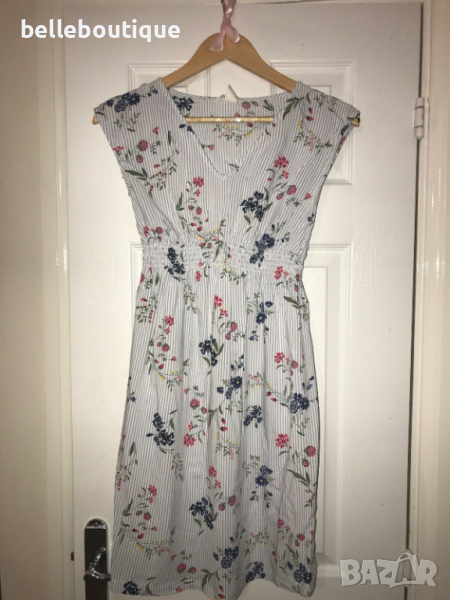 Страхотна цветна лятна рокля за бременни H & M, снимка 1