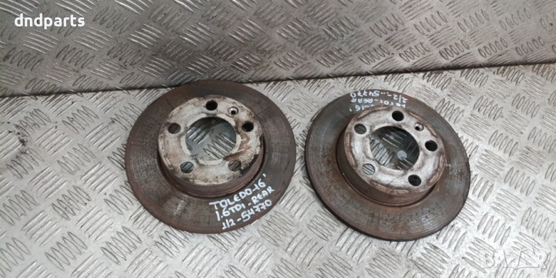 Задни дискове Seat Toledo 1.6TDI 2016г.	, снимка 1