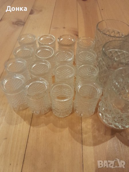 Стъклени чаши за  ракия, снимка 1