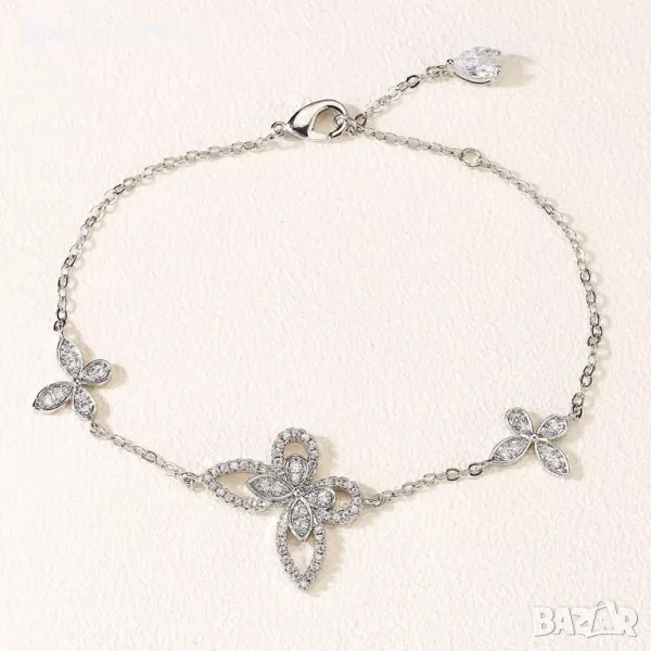 Graff гривна с камъни мойсанити, снимка 1