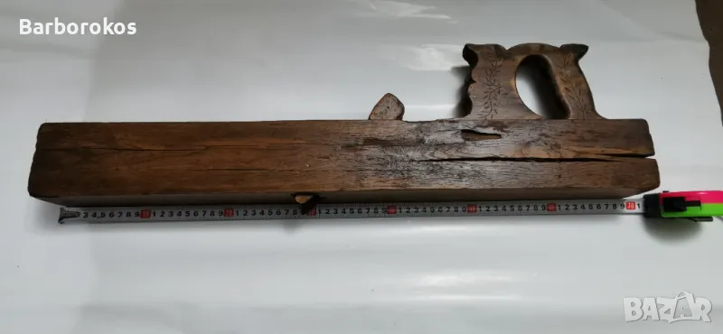 Старо дърводеско ренде-План, снимка 1