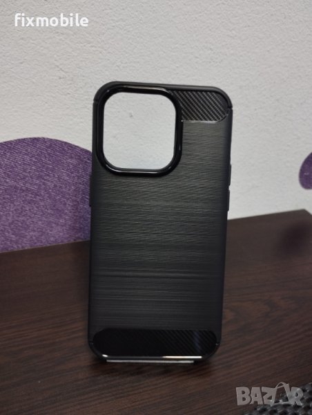 Apple iPhone 14 Pro Carbon Pro силиконов гръб / кейс, снимка 1