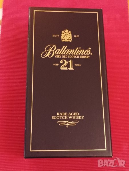 Кутия от уиски Ballantines 21 years. , снимка 1