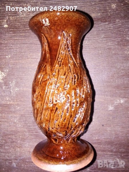 Керамична малка ваза-ретро, снимка 1