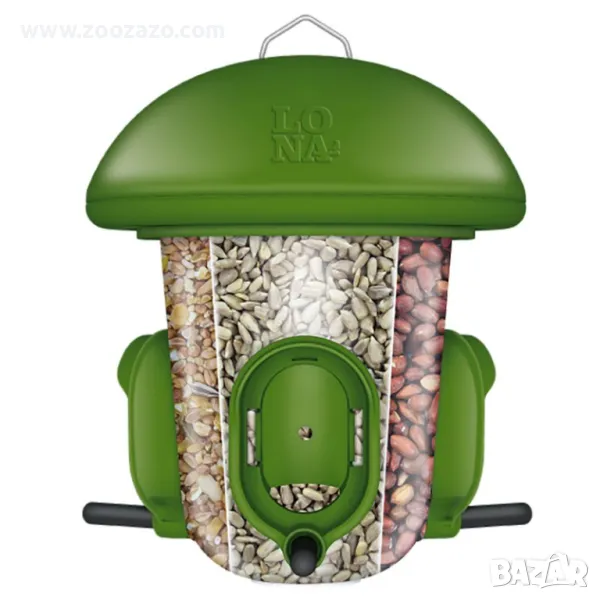 Хранилка за диви Птици с три отделения, 21 cм. - Benelux LONA S6 - Модел: LN13246, снимка 1