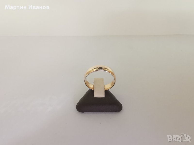 Златна халка класическа 1 брой 4.5мм , снимка 1