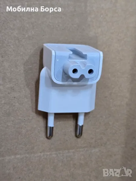 Адаптер за зарядно за европейски контакт за Apple Macbook/iPhone/iPad, снимка 1