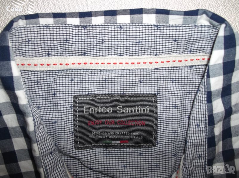 Риза ENRICO SANTINI    мъжка,ХЛ-2ХЛ, снимка 1