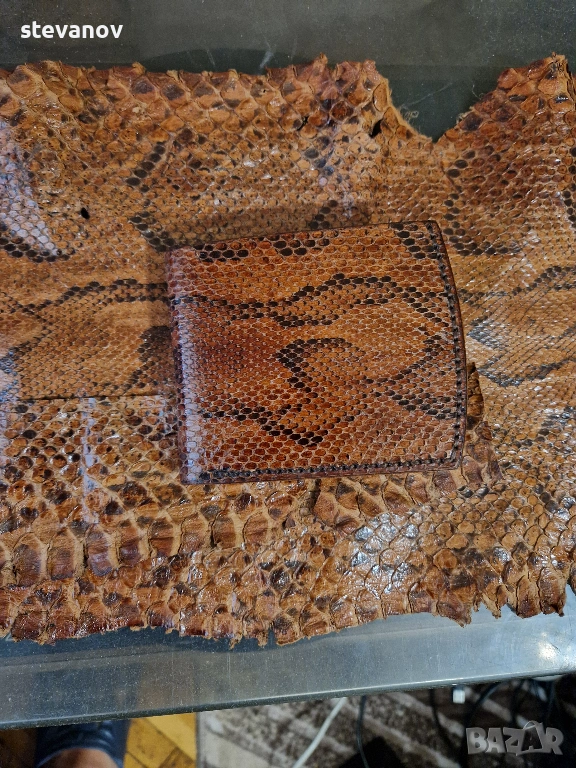 портфейл от змия питон , снимка 1