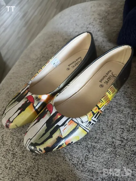 Ръчно рисувани обувки, снимка 1